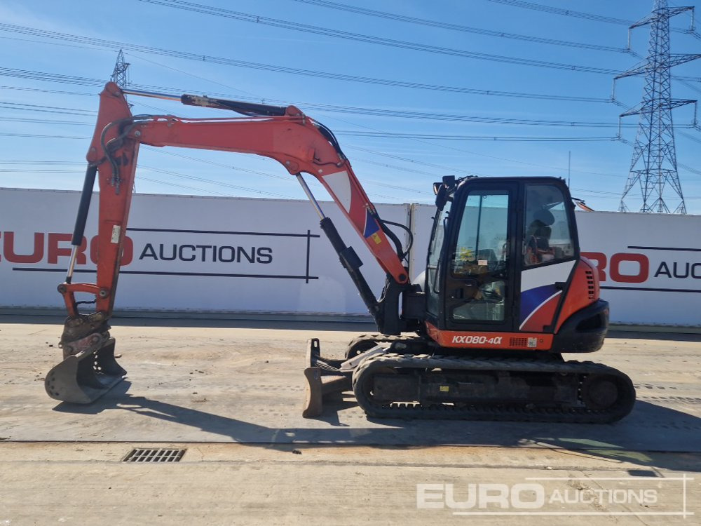 2018 Kubota KX080-4A - Minikotró: 2 kép. 2018 Kubota KX080-4A - Minikotró: 2 kép.