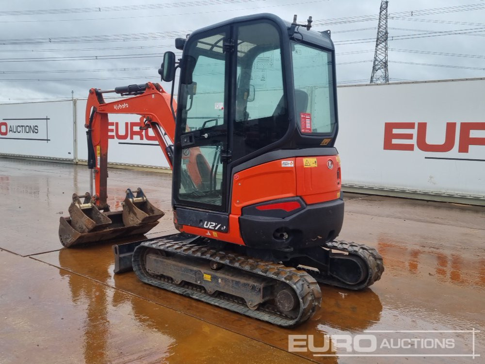 2018 Kubota U27-4 - Minikotró: 3 kép. 2018 Kubota U27-4 - Minikotró: 3 kép.