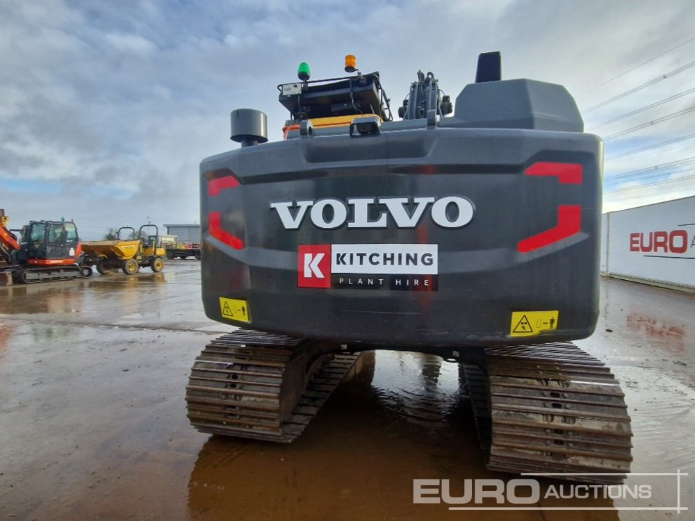 2018 Volvo EC140EL - Lánctalpas kotró: 4 kép. 2018 Volvo EC140EL - Lánctalpas kotró: 4 kép.