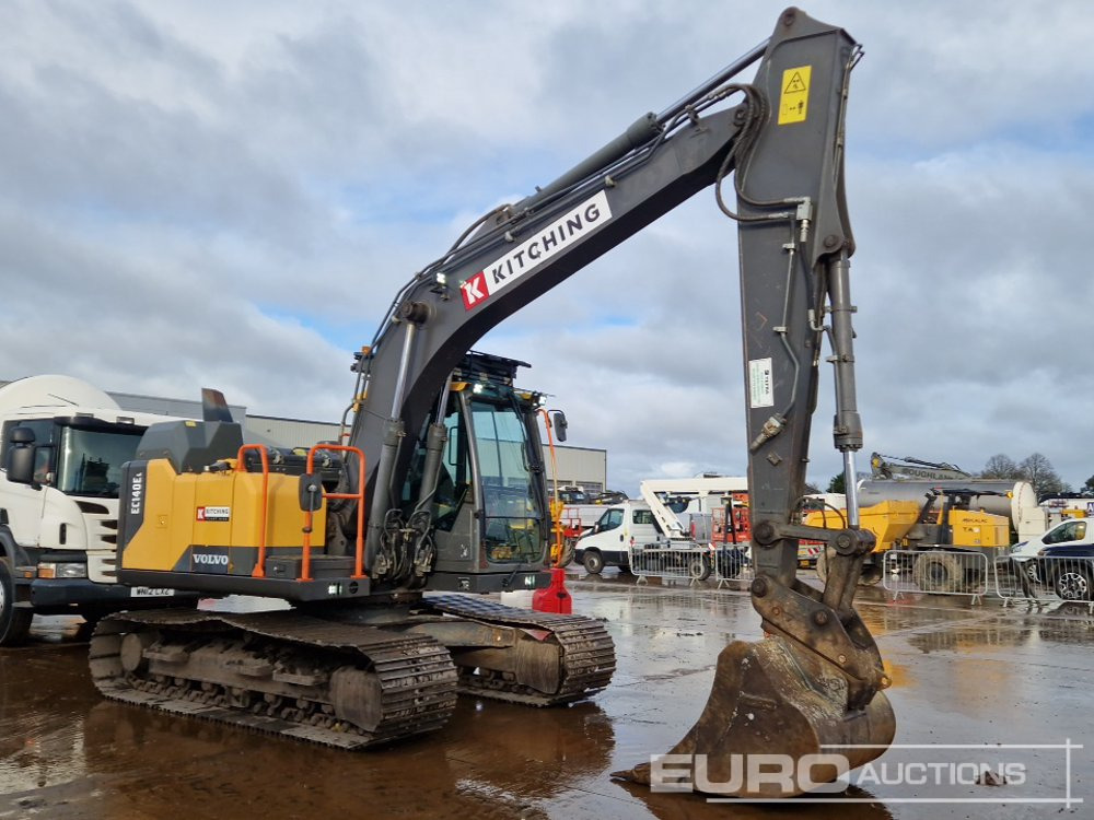 Lánctalpas kotró 2018 Volvo EC140EL: 7 kép.