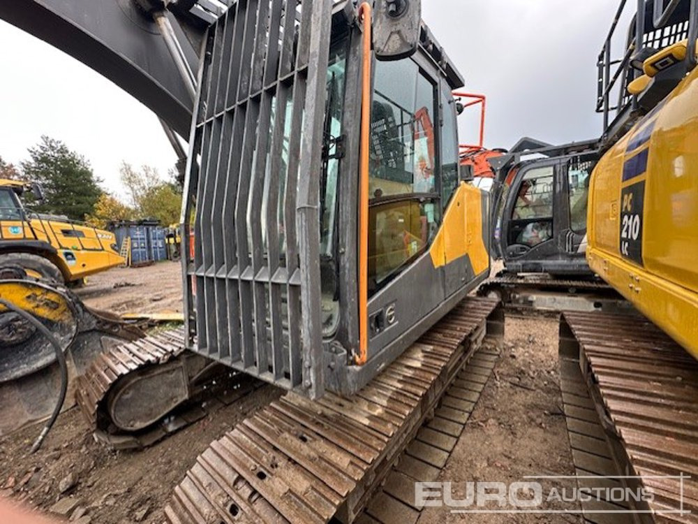 2018 Volvo EC140EL - Lánctalpas kotró: 1 kép. 2018 Volvo EC140EL - Lánctalpas kotró: 1 kép.