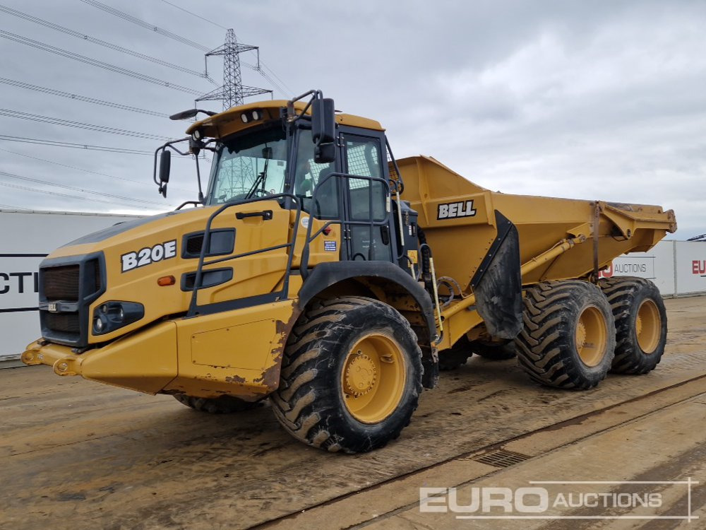 2019 Bell B20E - Csuklós dömper: 1 kép. 2019 Bell B20E - Csuklós dömper: 1 kép.