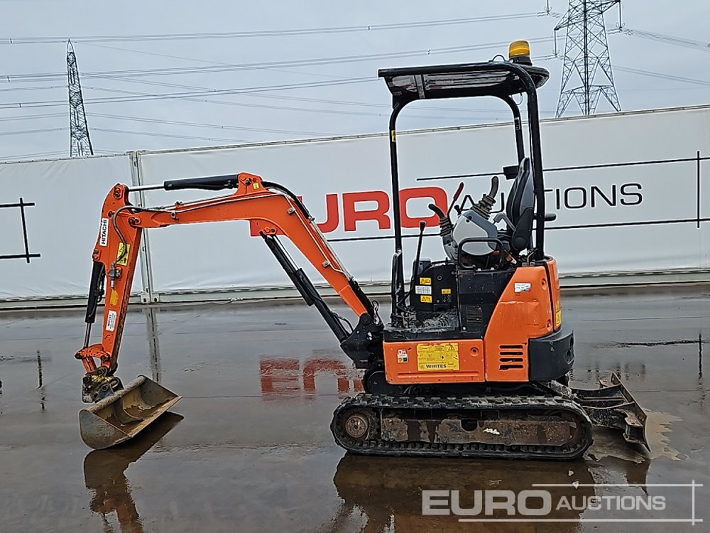 2019 Hitachi ZX19U-5A YR - Minikotró: 2 kép. 2019 Hitachi ZX19U-5A YR - Minikotró: 2 kép.