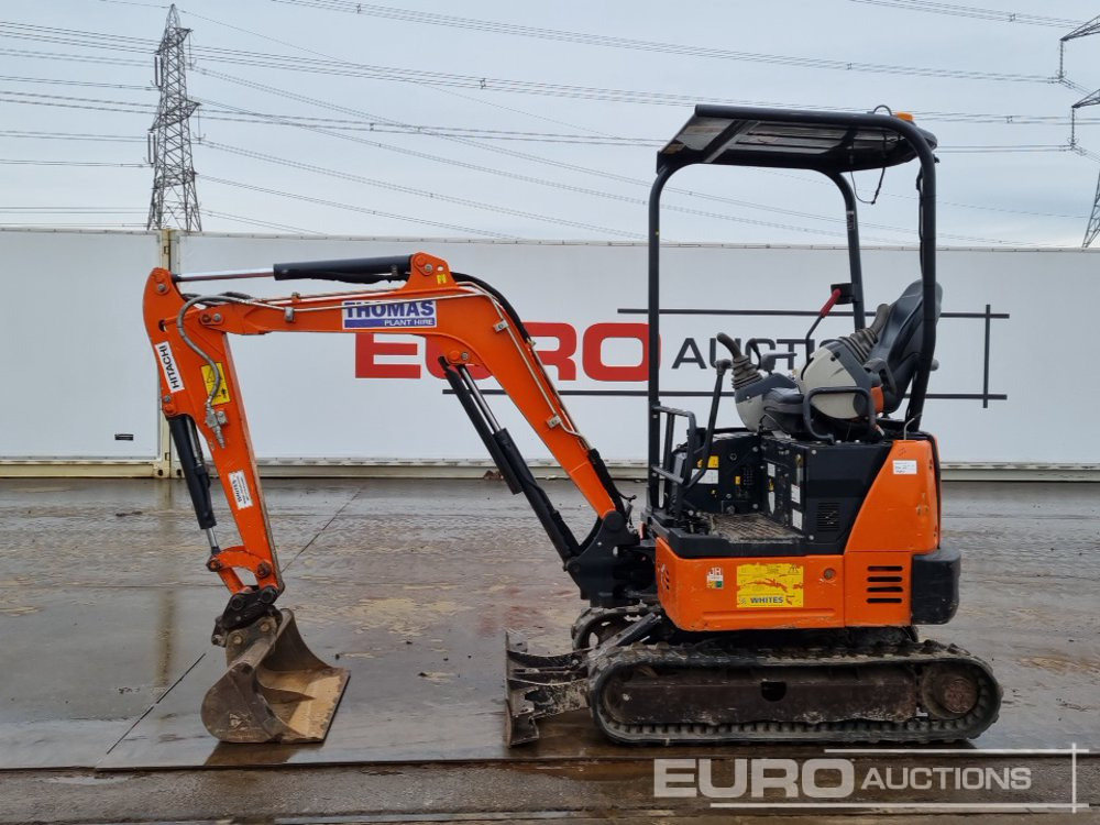 2019 Hitachi ZX19U-5A YR - Minikotró: 2 kép. 2019 Hitachi ZX19U-5A YR - Minikotró: 2 kép.