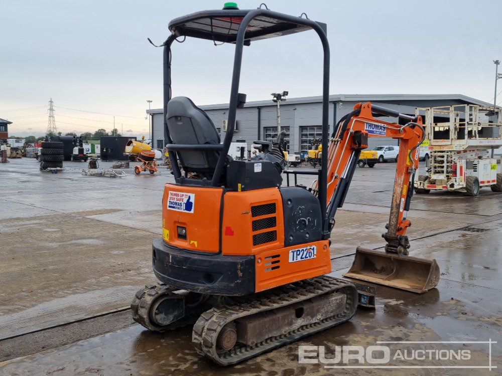 2019 Hitachi ZX19U-5A YR - Minikotró: 5 kép. 2019 Hitachi ZX19U-5A YR - Minikotró: 5 kép.