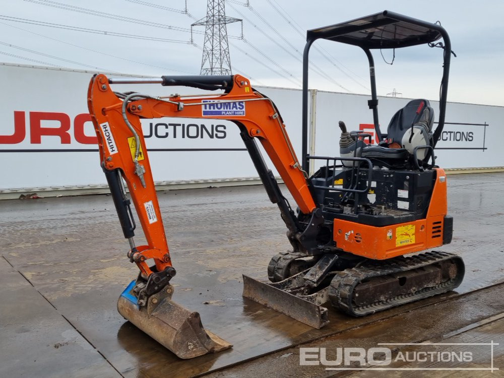2019 Hitachi ZX19U-5A YR - Minikotró: 1 kép. 2019 Hitachi ZX19U-5A YR - Minikotró: 1 kép.