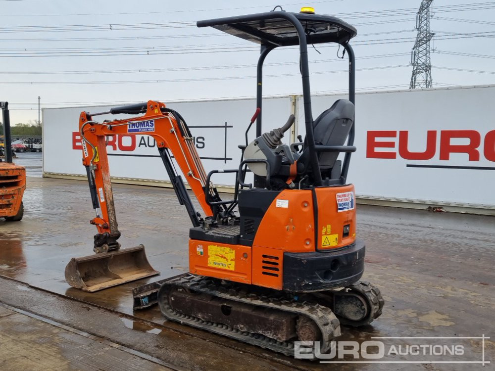 2019 Hitachi ZX19U-5A YR - Minikotró: 3 kép. 2019 Hitachi ZX19U-5A YR - Minikotró: 3 kép.