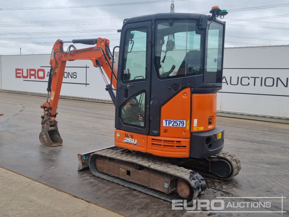 2019 Hitachi ZX26U-6 CR - Minikotró: 3 kép. 2019 Hitachi ZX26U-6 CR - Minikotró: 3 kép.