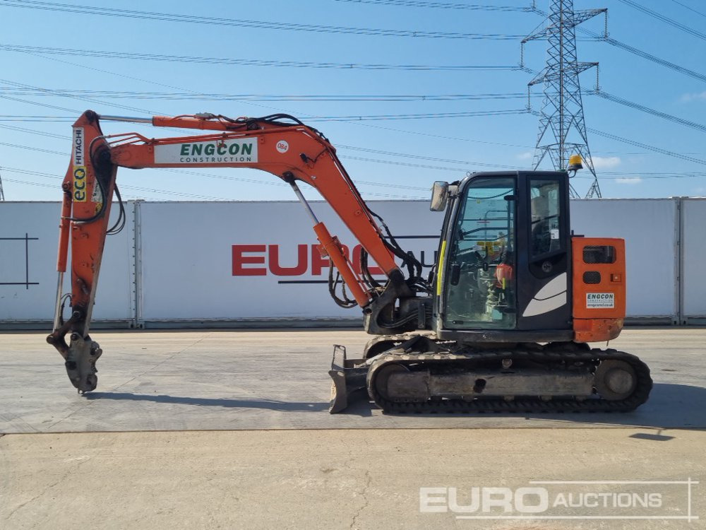 2019 Hitachi ZX85USB-6 - Minikotró: 2 kép. 2019 Hitachi ZX85USB-6 - Minikotró: 2 kép.