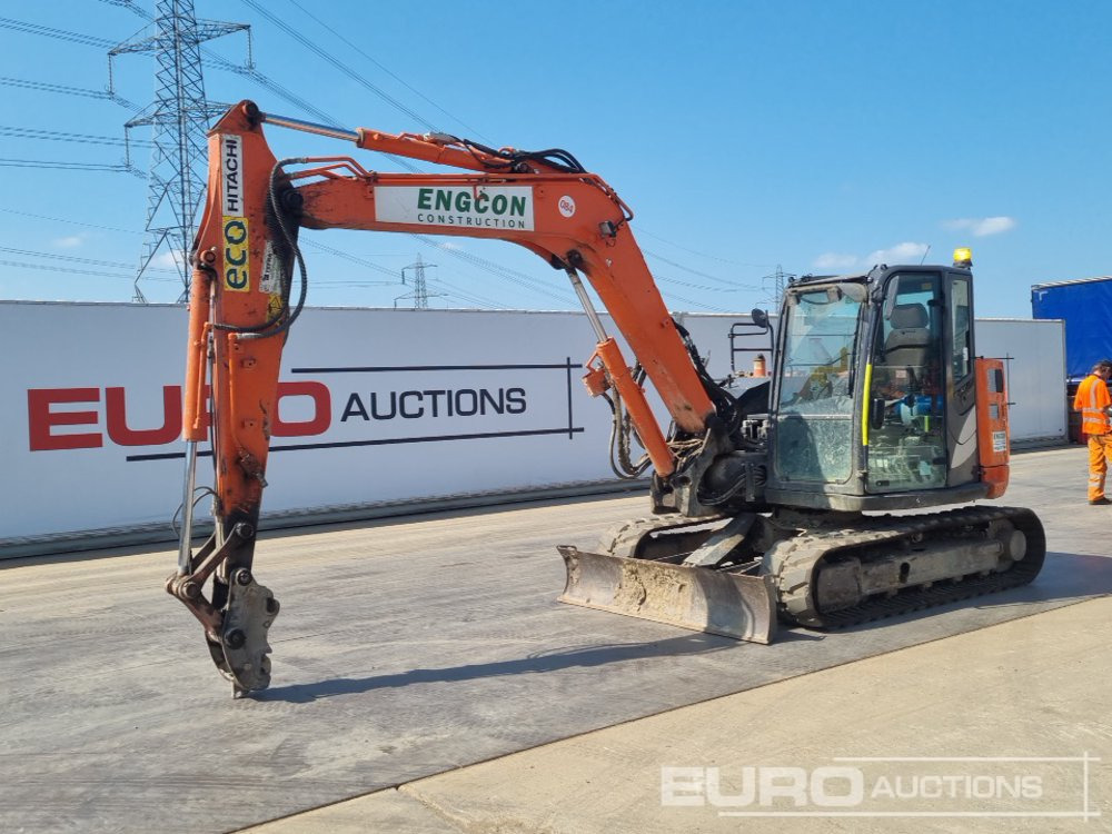 2019 Hitachi ZX85USB-6 - Minikotró: 1 kép. 2019 Hitachi ZX85USB-6 - Minikotró: 1 kép.