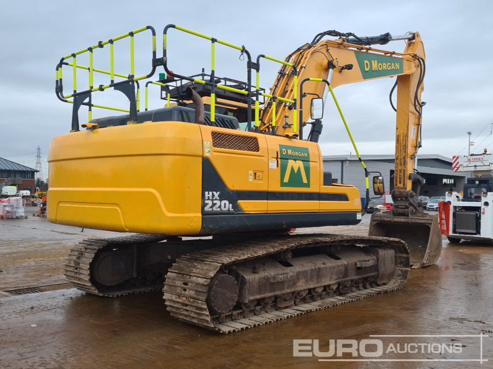 2019 Hyundai HX220L - Lánctalpas kotró: 5 kép. 2019 Hyundai HX220L - Lánctalpas kotró: 5 kép.