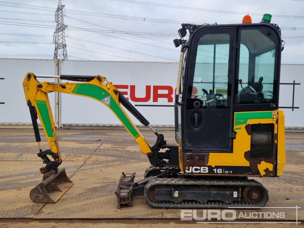 2019 JCB 16C-1 - Minikotró: 2 kép. 2019 JCB 16C-1 - Minikotró: 2 kép.