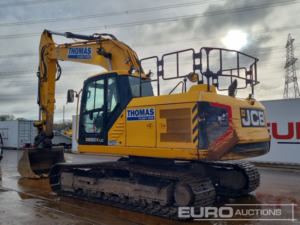 2019 JCB 220X LC - Lánctalpas kotró: 3 kép. 2019 JCB 220X LC - Lánctalpas kotró: 3 kép.