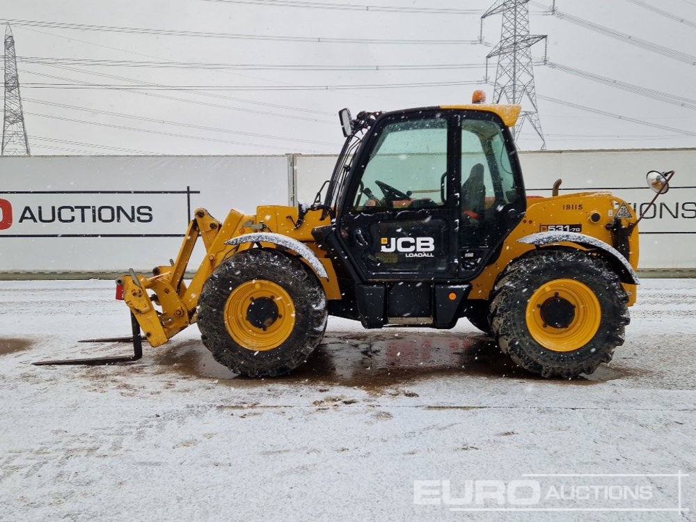 2019 JCB 531-70 - Teleszkópos rakodó: 2 kép. 2019 JCB 531-70 - Teleszkópos rakodó: 2 kép.