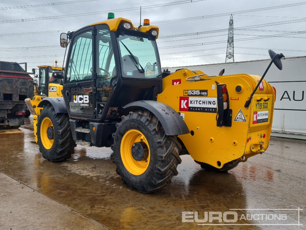 2019 JCB 535-125 Hi Viz - Teleszkópos rakodó: 3 kép. 2019 JCB 535-125 Hi Viz - Teleszkópos rakodó: 3 kép.
