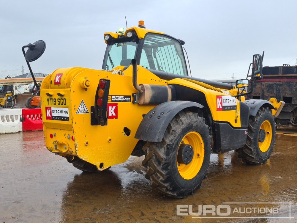 2019 JCB 535-125 Hi Viz - Teleszkópos rakodó: 5 kép. 2019 JCB 535-125 Hi Viz - Teleszkópos rakodó: 5 kép.