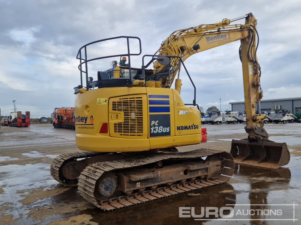 2019 Komatsu PC138US-11 - Lánctalpas kotró: 5 kép. 2019 Komatsu PC138US-11 - Lánctalpas kotró: 5 kép.