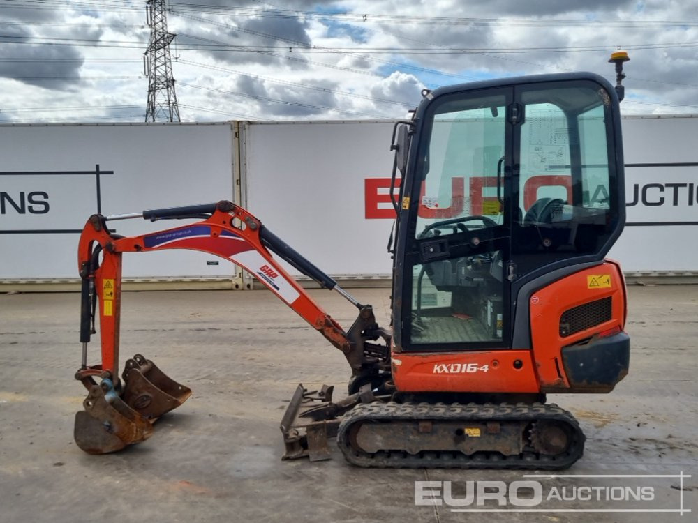 2019 Kubota KX016-4 - Minikotró: 2 kép. 2019 Kubota KX016-4 - Minikotró: 2 kép.
