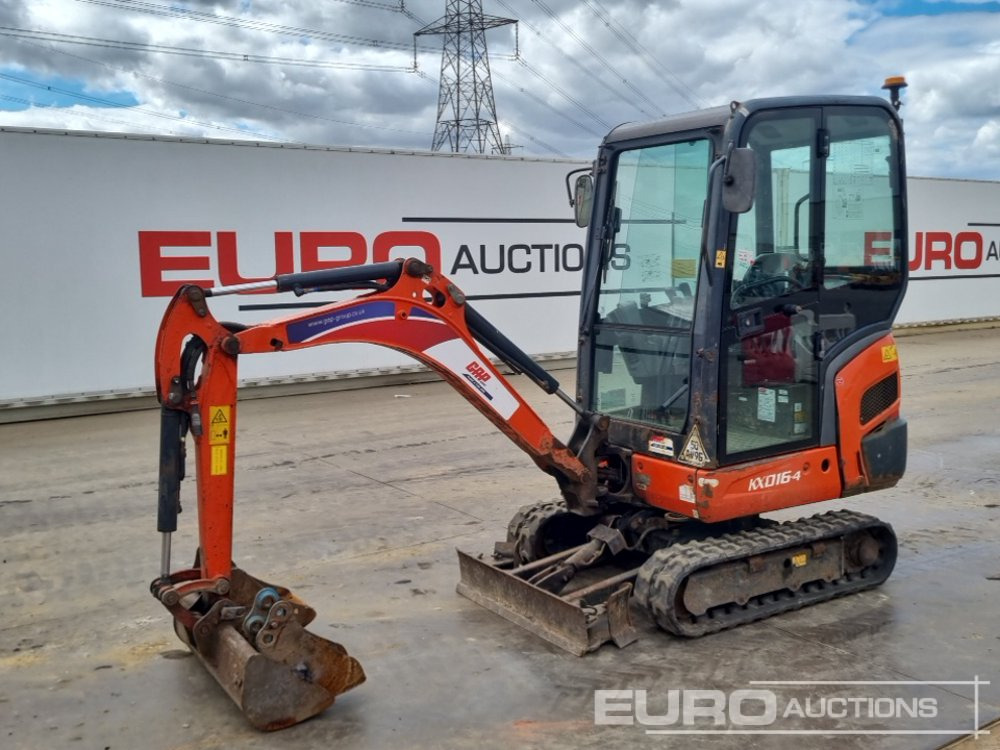 2019 Kubota KX016-4 - Minikotró: 1 kép. 2019 Kubota KX016-4 - Minikotró: 1 kép.
