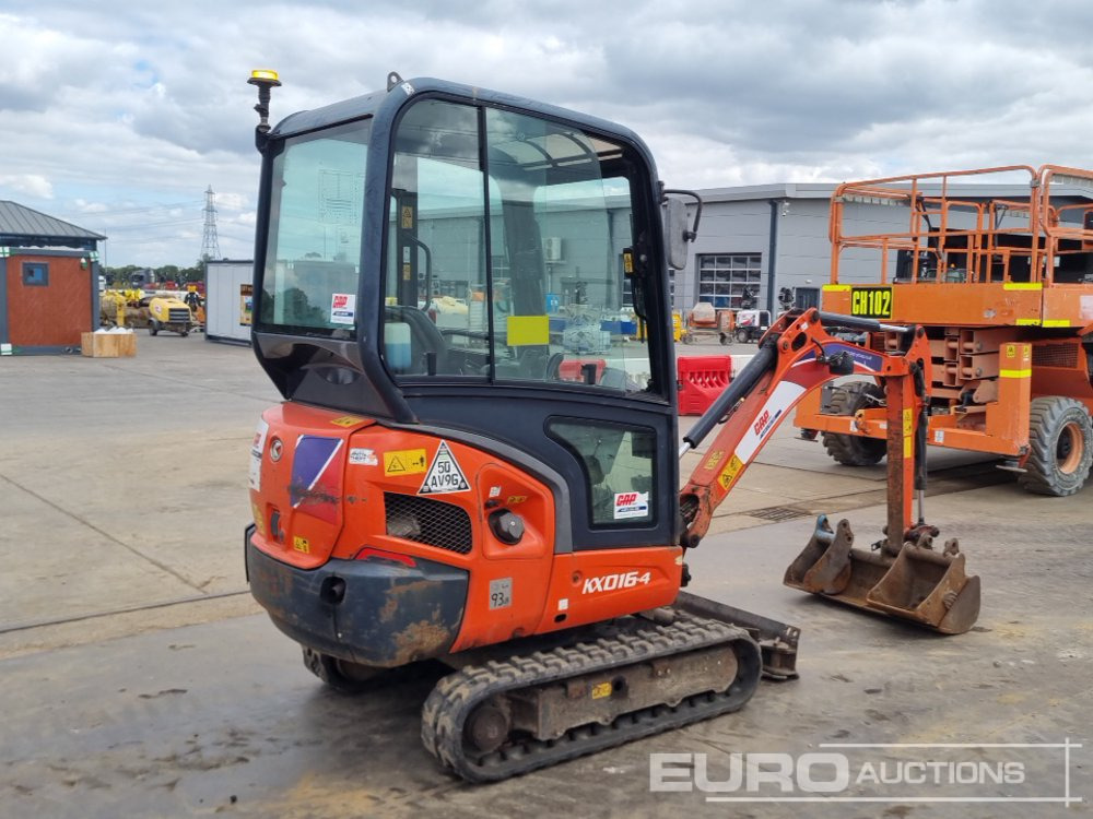 2019 Kubota KX016-4 - Minikotró: 5 kép. 2019 Kubota KX016-4 - Minikotró: 5 kép.