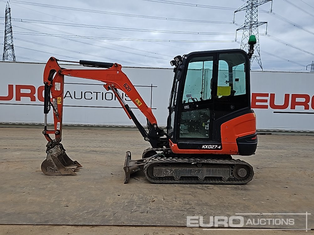 2019 Kubota KX027-4 - Minikotró: 2 kép. 2019 Kubota KX027-4 - Minikotró: 2 kép.