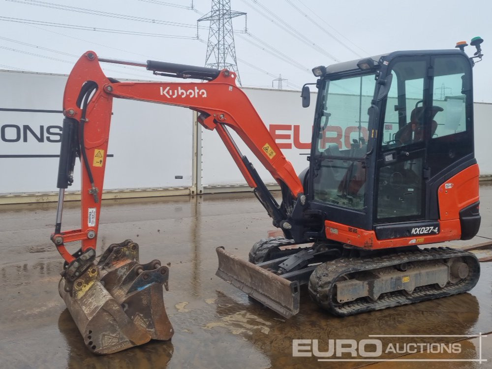 2019 Kubota KX027-4 - Minikotró: 1 kép. 2019 Kubota KX027-4 - Minikotró: 1 kép.