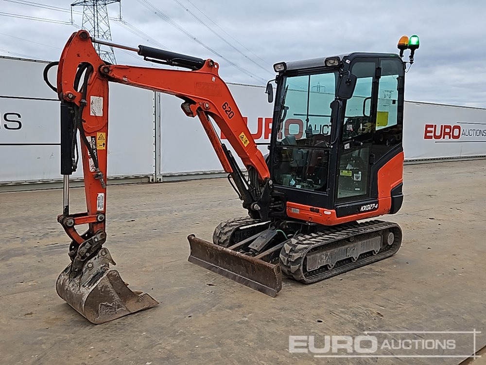 2019 Kubota KX027-4 - Minikotró: 1 kép. 2019 Kubota KX027-4 - Minikotró: 1 kép.