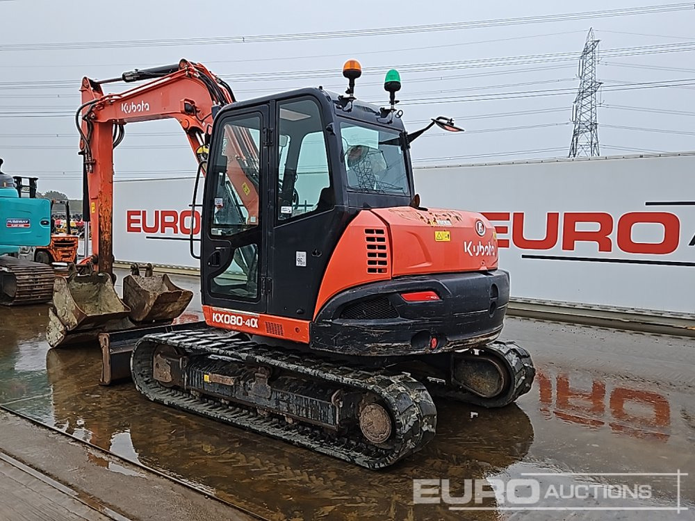 2019 Kubota KX080-4A - Minikotró: 3 kép. 2019 Kubota KX080-4A - Minikotró: 3 kép.