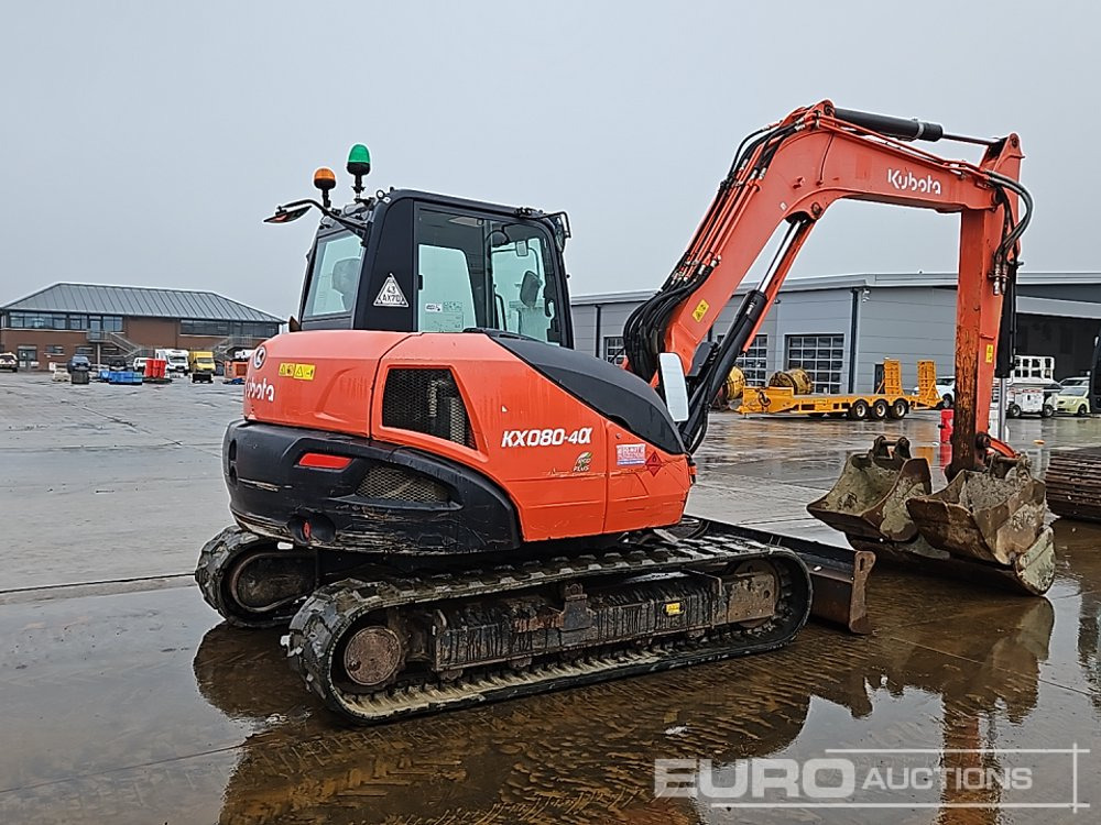 2019 Kubota KX080-4A - Minikotró: 5 kép. 2019 Kubota KX080-4A - Minikotró: 5 kép.