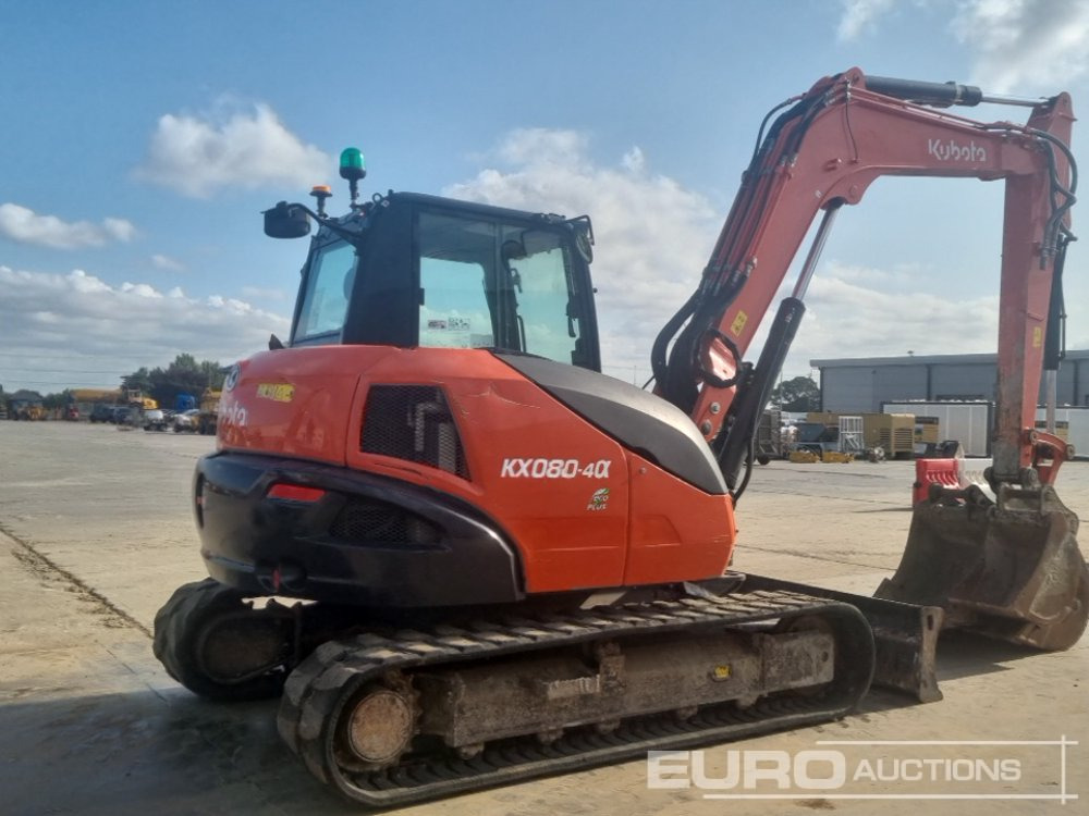 2019 Kubota KX080-4A - Minikotró: 5 kép. 2019 Kubota KX080-4A - Minikotró: 5 kép.