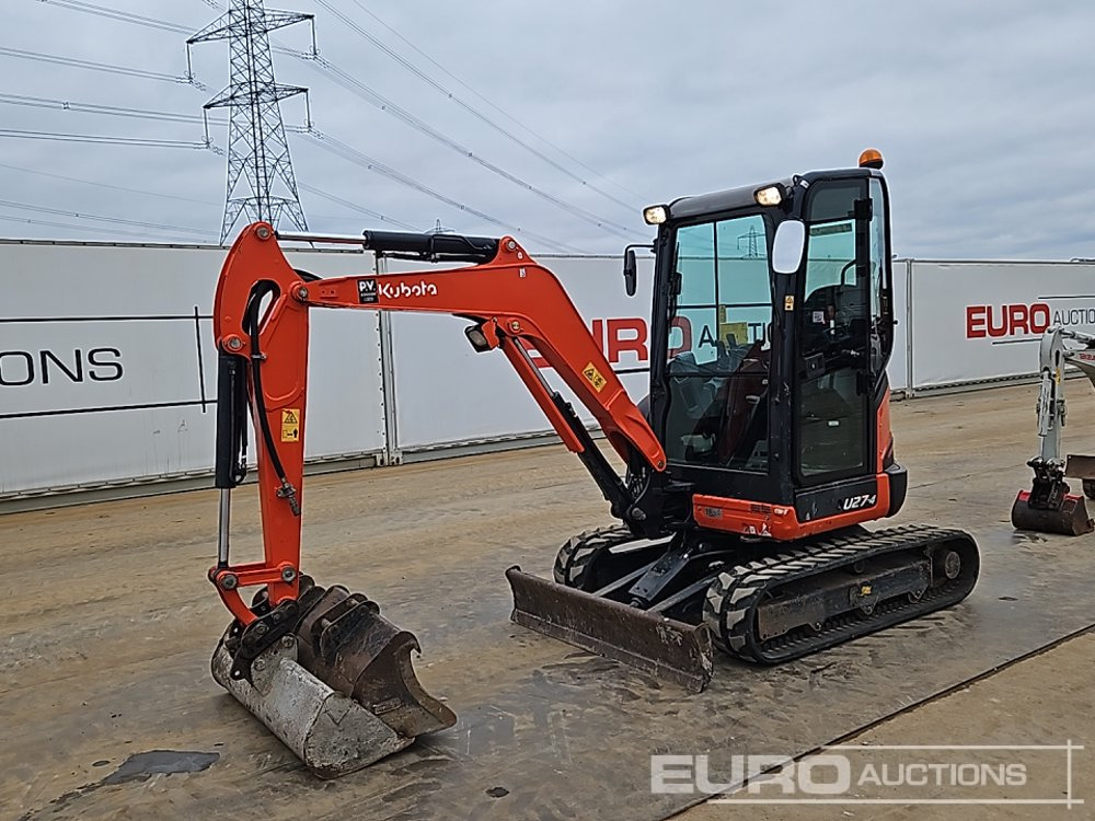 2019 Kubota U27-4 - Minikotró: 1 kép. 2019 Kubota U27-4 - Minikotró: 1 kép.