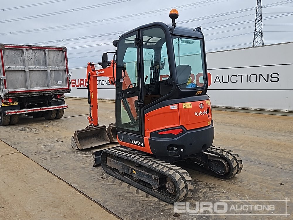 2019 Kubota U27-4 - Minikotró: 3 kép. 2019 Kubota U27-4 - Minikotró: 3 kép.