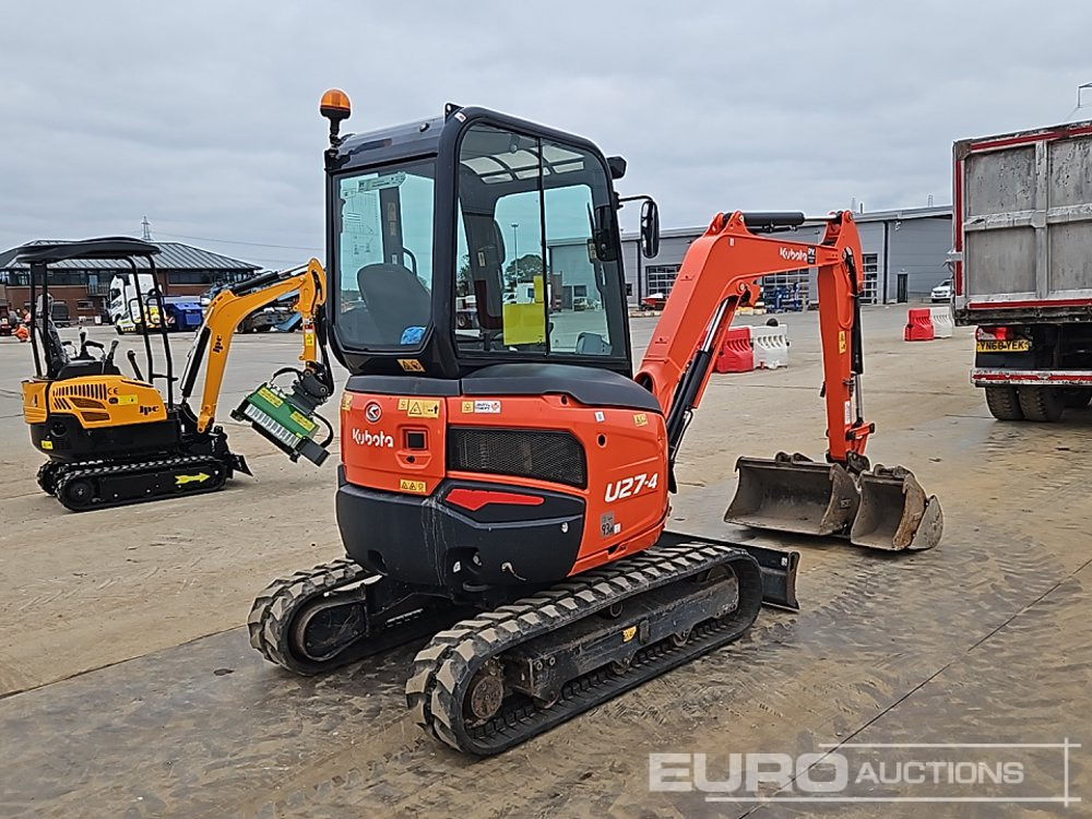 2019 Kubota U27-4 - Minikotró: 5 kép. 2019 Kubota U27-4 - Minikotró: 5 kép.