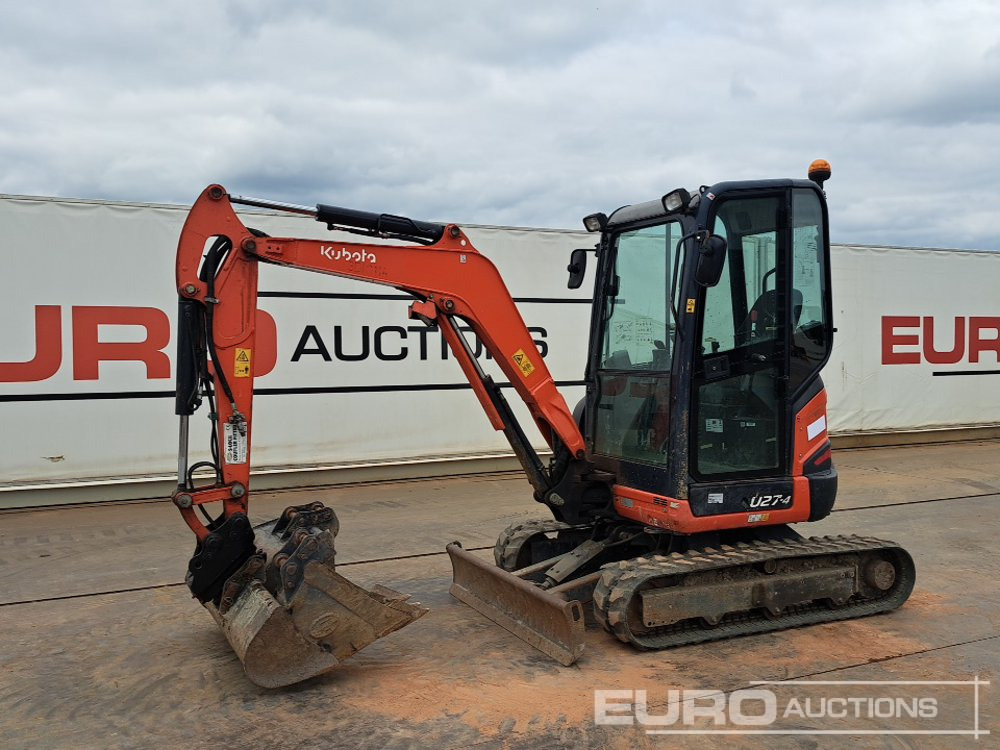 2019 Kubota U27-4 - Minikotró: 1 kép. 2019 Kubota U27-4 - Minikotró: 1 kép.