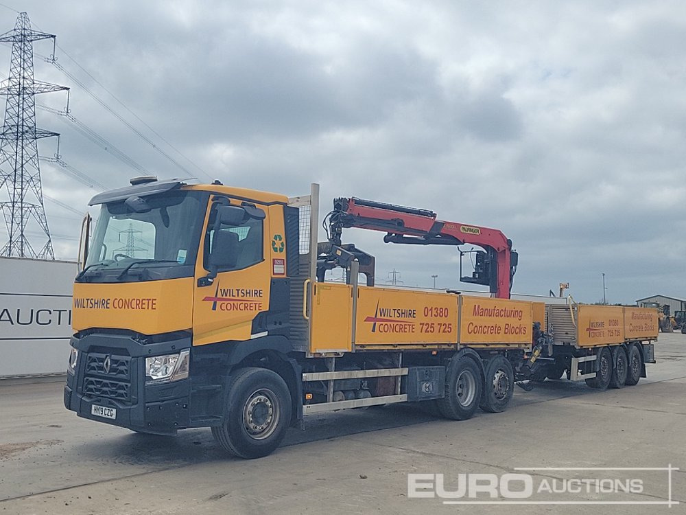 2019 Renault C440 - Platós teherautó: 1 kép. 2019 Renault C440 - Platós teherautó: 1 kép.