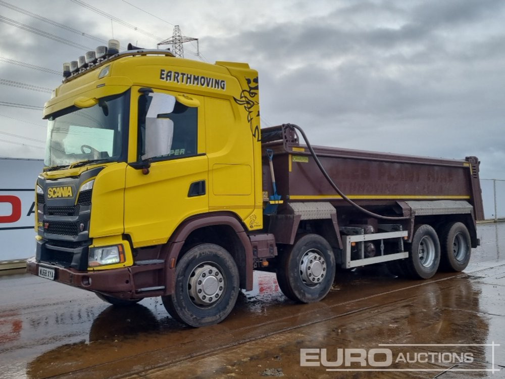 2019 Scania G450XT - Billenőplatós teherautó: 1 kép. 2019 Scania G450XT - Billenőplatós teherautó: 1 kép.