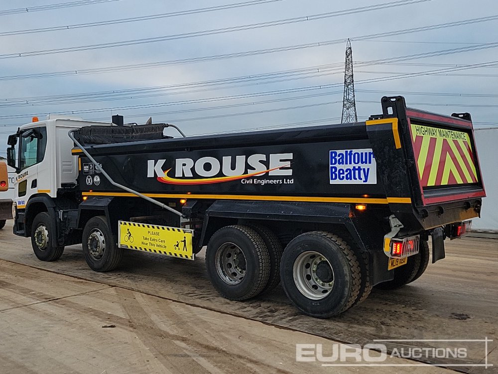 2019 Scania P410XT - Billenőplatós teherautó: 3 kép. 2019 Scania P410XT - Billenőplatós teherautó: 3 kép.