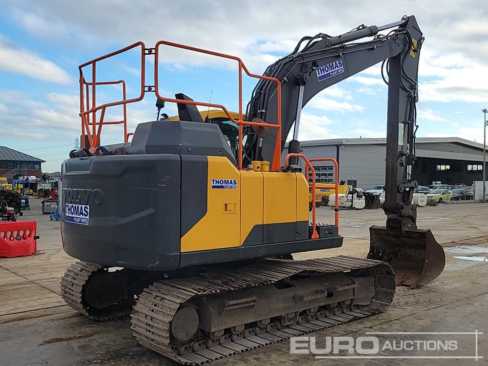 2019 Volvo EC140EL - Lánctalpas kotró: 5 kép. 2019 Volvo EC140EL - Lánctalpas kotró: 5 kép.