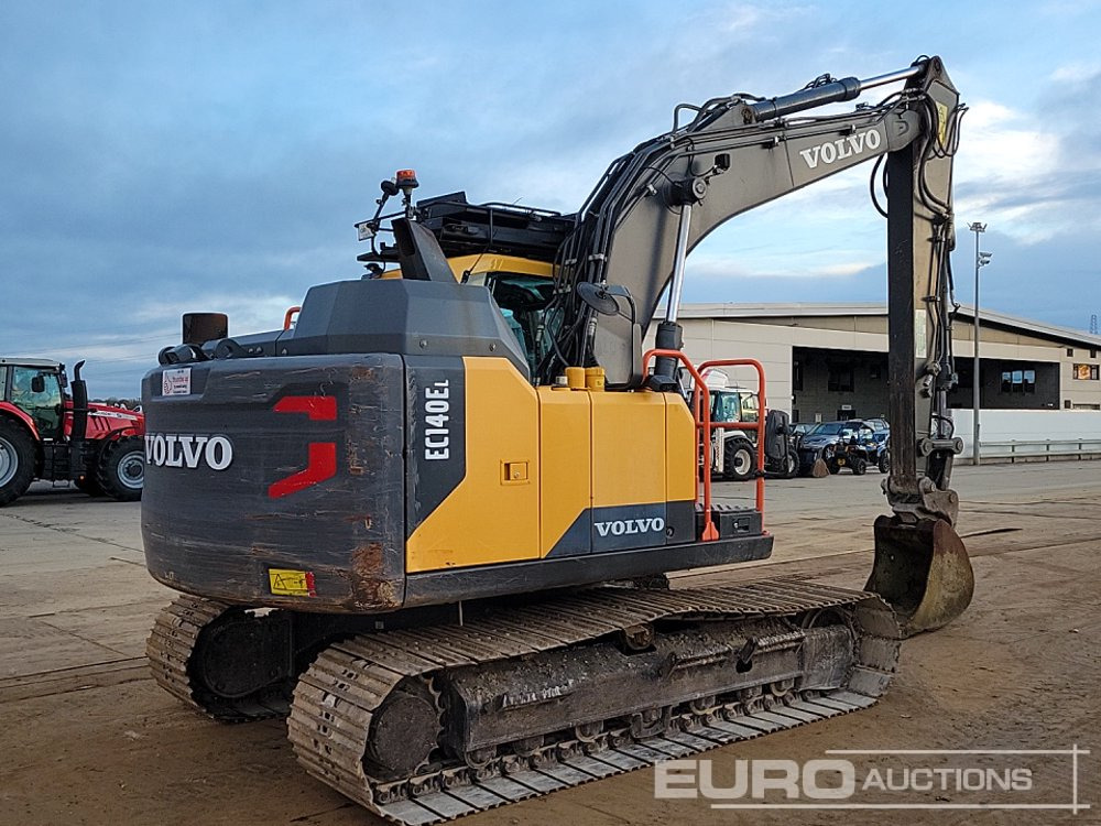 2019 Volvo EC140EL - Lánctalpas kotró: 5 kép. 2019 Volvo EC140EL - Lánctalpas kotró: 5 kép.