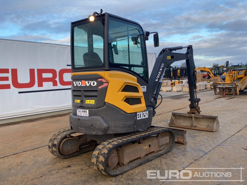 2019 Volvo ECR25D - Minikotró: 5 kép. 2019 Volvo ECR25D - Minikotró: 5 kép.