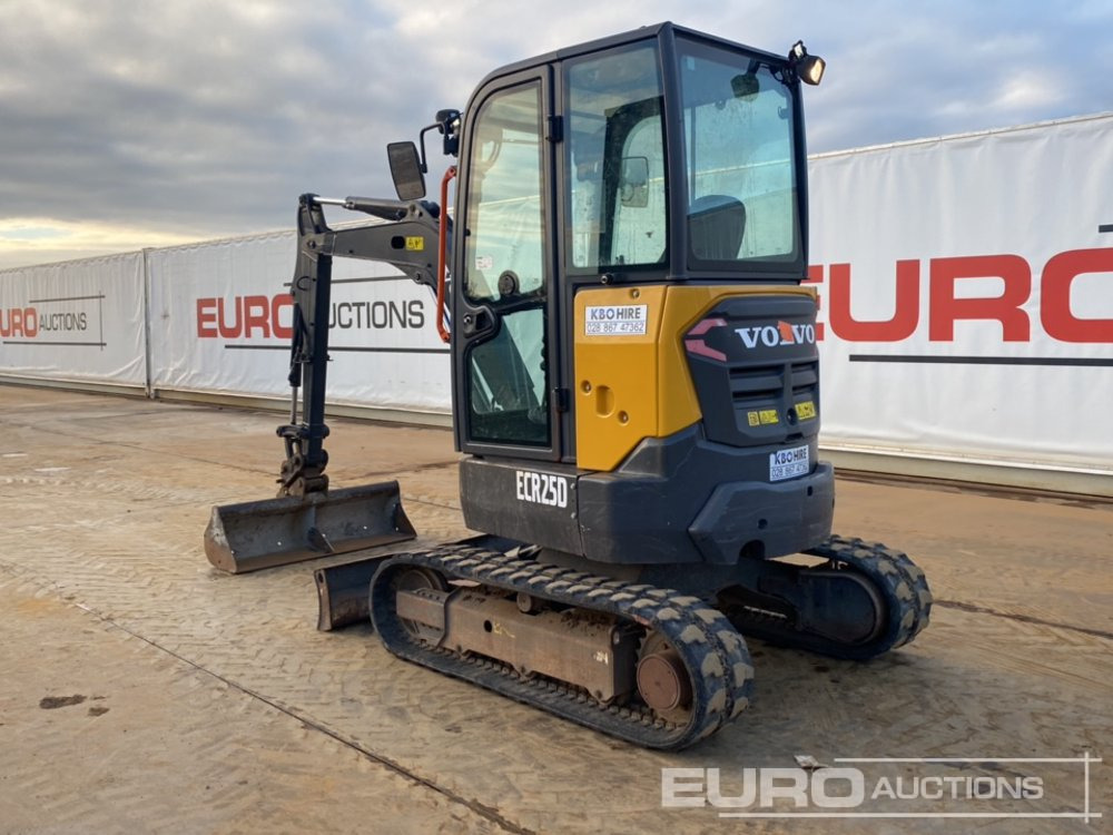 2019 Volvo ECR25D - Minikotró: 3 kép. 2019 Volvo ECR25D - Minikotró: 3 kép.
