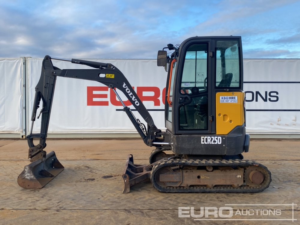 2019 Volvo ECR25D - Minikotró: 2 kép. 2019 Volvo ECR25D - Minikotró: 2 kép.