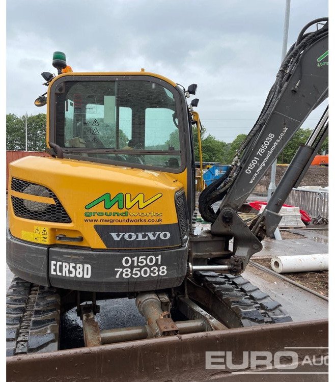 2019 Volvo ECR58D - Minikotró: 5 kép. 2019 Volvo ECR58D - Minikotró: 5 kép.