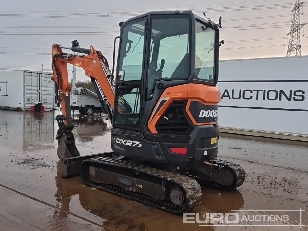 2020 Doosan DX27Z - Minikotró: 3 kép. 2020 Doosan DX27Z - Minikotró: 3 kép.