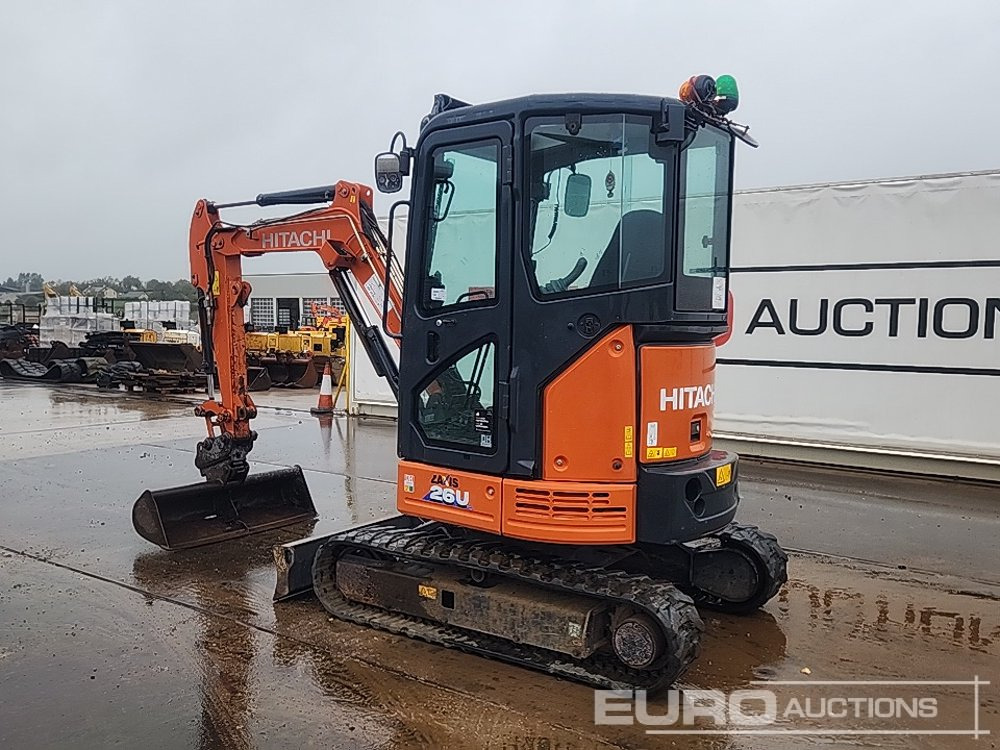 2020 Hitachi ZX26U-6 CLR - Minikotró: 3 kép. 2020 Hitachi ZX26U-6 CLR - Minikotró: 3 kép.
