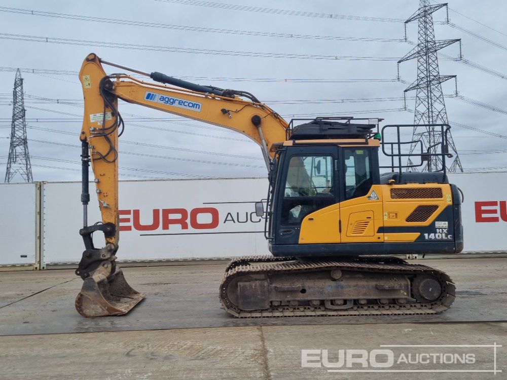 2020 Hyundai HX140LC - Lánctalpas kotró: 2 kép. 2020 Hyundai HX140LC - Lánctalpas kotró: 2 kép.