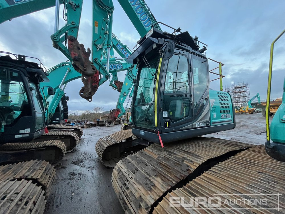 2020 Kobelco SK130LC-11 - Lánctalpas kotró: 1 kép. 2020 Kobelco SK130LC-11 - Lánctalpas kotró: 1 kép.