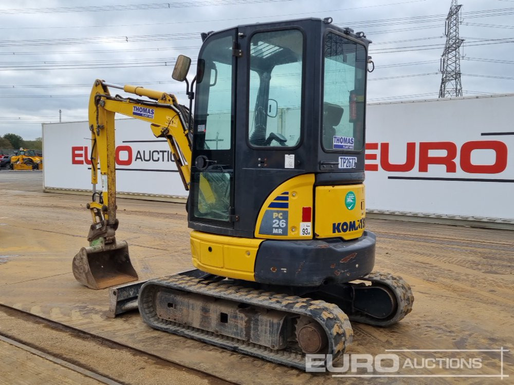 2020 Komatsu PC26MR-3 - Minikotró: 3 kép. 2020 Komatsu PC26MR-3 - Minikotró: 3 kép.