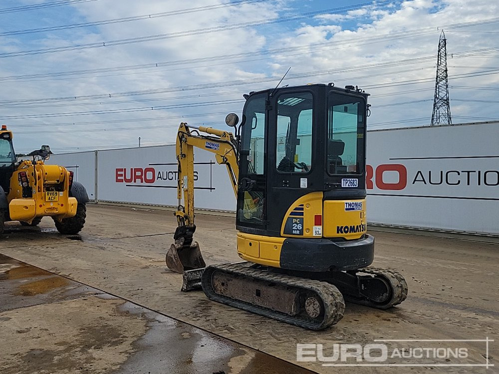 2020 Komatsu PC26MR-3 - Minikotró: 3 kép. 2020 Komatsu PC26MR-3 - Minikotró: 3 kép.
