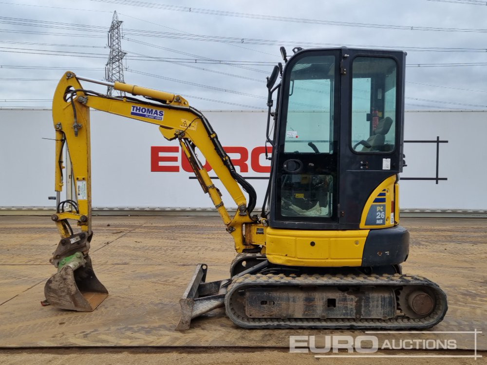 2020 Komatsu PC26MR-3 - Minikotró: 2 kép. 2020 Komatsu PC26MR-3 - Minikotró: 2 kép.